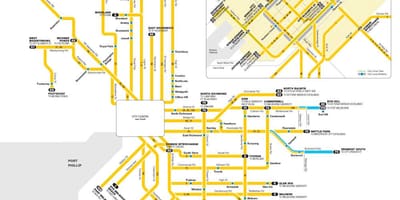 Yarra டிராம்கள் வரைபடம்
