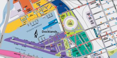 Docklands வரைபடம் மெல்போர்ன்